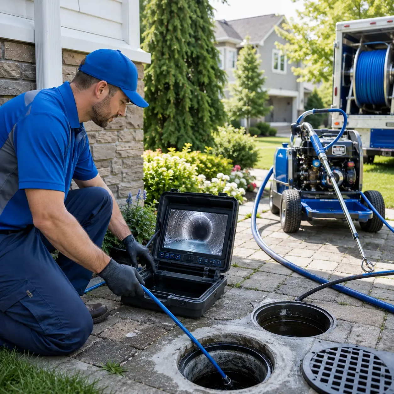 Outdoor drain cleaning professionals serving New Leipzig, ND